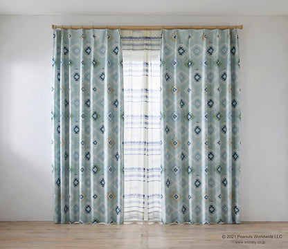 1級遮光カーテン 日本製 スヌーピー SNOOPY Coast Life コーストライフ PEANUTS ピーナッツ 1枚入 ウォッシャブル 洗える 形状記憶加工 北欧 おしゃれ(代引不可)