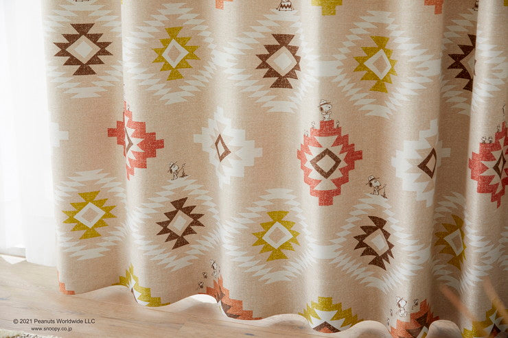 1級遮光カーテン 日本製 スヌーピー SNOOPY Coast Life コーストライフ PEANUTS ピーナッツ 1枚入 ウォッシャブル 洗える 形状記憶加工 北欧 おしゃれ(代引不可)