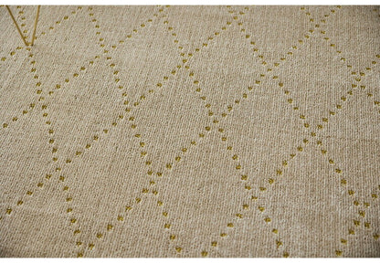 日本製 ラグ 185×185cm 滑り止め ポント モロッカン模様 アクセント カラーライン タフトラグ ベージュ グリーン ブルーグレー 国産 スミノエ Suminoe 北欧 モダン(代引不可)