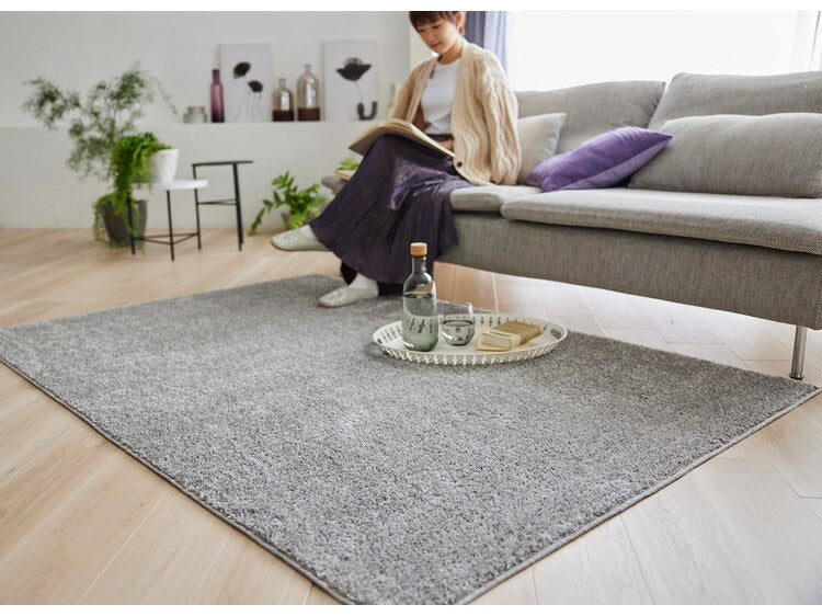 日本製 ラグ 130×190cm 滑り止め ルフレ むじのラグ 無地 タフトラグ 選べる7色 国産 スミノエ Suminoe 北欧 モダン シンプル おしゃれ(代引不可)