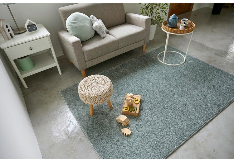 日本製 ラグ 130×190cm 滑り止め ルフレ むじのラグ 無地 タフトラグ 選べる7色 国産 スミノエ Suminoe 北欧 モダン シンプル おしゃれ(代引不可)