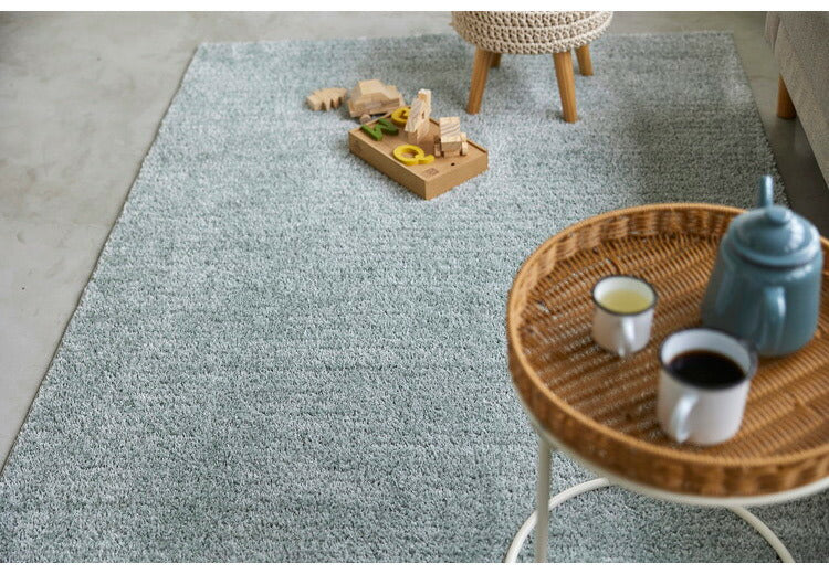 日本製 ラグ 130×190cm 滑り止め ルフレ むじのラグ 無地 タフトラグ 選べる7色 国産 スミノエ Suminoe 北欧 モダン シンプル おしゃれ(代引不可)