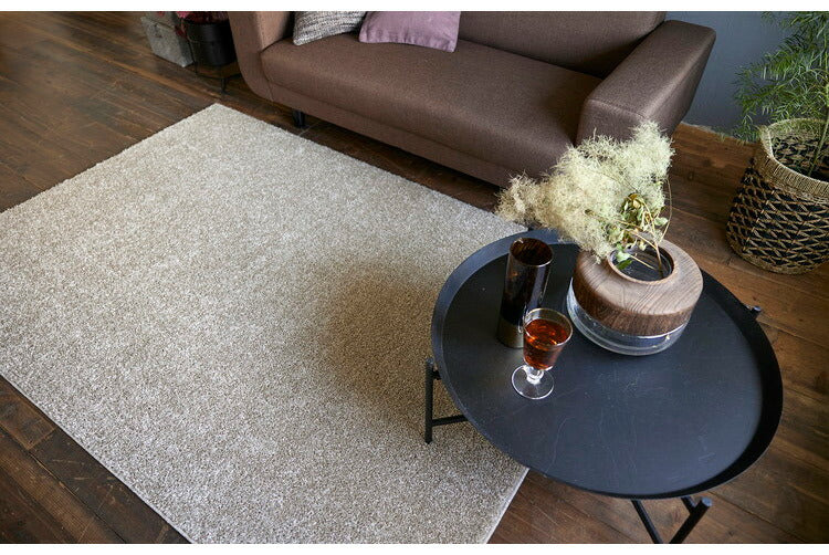 日本製 ラグ 130×190cm 滑り止め ルフレ むじのラグ 無地 タフトラグ 選べる7色 国産 スミノエ Suminoe 北欧 モダン シンプル おしゃれ(代引不可)