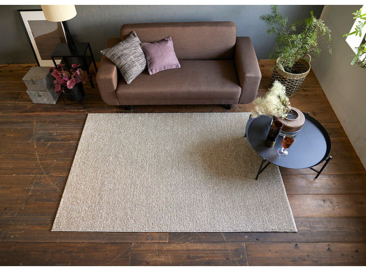 日本製 ラグ 130×190cm 滑り止め ルフレ むじのラグ 無地 タフトラグ 選べる7色 国産 スミノエ Suminoe 北欧 モダン シンプル おしゃれ(代引不可)