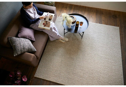 日本製 ラグ 190×190cm 滑り止め ルフレ むじのラグ 無地 タフトラグ 選べる7色 国産 スミノエ Suminoe 北欧 モダン シンプル おしゃれ(代引不可)