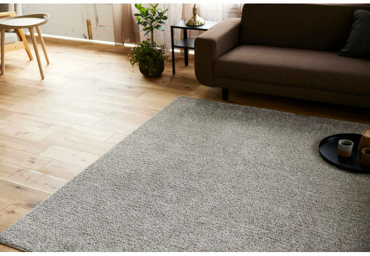 日本製 ラグ 190×190cm 滑り止め ルフレ むじのラグ 無地 タフトラグ 選べる7色 国産 スミノエ Suminoe 北欧 モダン シンプル おしゃれ(代引不可)