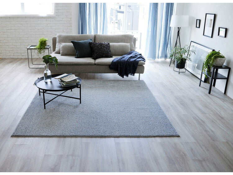 日本製 ラグ 190×190cm 滑り止め ルフレ むじのラグ 無地 タフトラグ 選べる7色 国産 スミノエ Suminoe 北欧 モダン シンプル おしゃれ(代引不可)