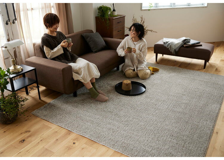 日本製 ラグ 190×240cm 滑り止め ルフレ むじのラグ 無地 タフトラグ 選べる7色 国産 スミノエ Suminoe 北欧 モダン シンプル おしゃれ(代引不可)