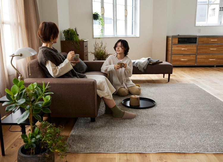 日本製 ラグ 190×240cm 滑り止め ルフレ むじのラグ 無地 タフトラグ 選べる7色 国産 スミノエ Suminoe 北欧 モダン シンプル おしゃれ(代引不可)