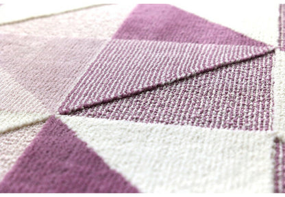 日本製 ラグ 190×240cm 防ダニ 滑り止め シーン 幾何学模様 リサイクルポリ素材使用 タフトラグ ベージュ ブルー グリーン パープル 国産 スミノエ Suminoe 北欧(代引不可)