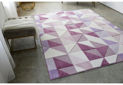 日本製 ラグ 190×240cm 防ダニ 滑り止め シーン 幾何学模様 リサイクルポリ素材使用 タフトラグ ベージュ ブルー グリーン パープル 国産 スミノエ Suminoe 北欧(代引不可)