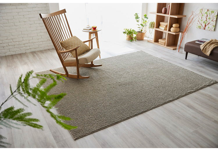 日本製 ラグ 190×240cm 滑り止め ソル SOL むじのラグ 無地 タフトラグ アイボリー ブラウン グレージュ 国産 スミノエ Suminoe 北欧 モダン シンプル おしゃれ(代引不可)