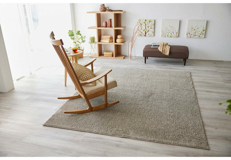 日本製 ラグ 190×240cm 滑り止め ソル SOL むじのラグ 無地 タフトラグ アイボリー ブラウン グレージュ 国産 スミノエ Suminoe 北欧 モダン シンプル おしゃれ(代引不可)