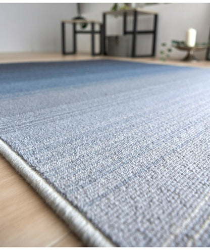 日本製 ラグ 130×190cm 防ダニ 滑り止め ソライロ グラデーションラグ 薄明色 紅掛空色 瞑色 ブルー パープル ネイビー 国産 スミノエ Suminoe 北欧 モダン シンプル(代引不可)