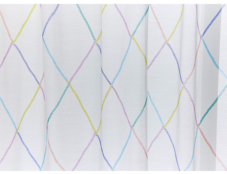 日本製 レースカーテン ARGYLE VOILE アーガイルボイル DESIGN LIFE デザインライフ 1枚入 ウォッシャブル 洗える 北欧 おしゃれ(代引不可)