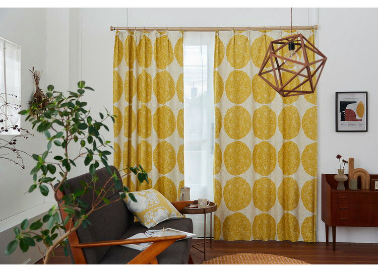 遮光 節電 省エネ 形状記憶加工 日本製 カーテン 幅100cm 洗える 北欧 3級遮光 かわいい おしゃれ リビング 新生活 一人暮らし ウォッシャブル トピアリー TOPIARY デザインライフ DESIGN LIFE(代引不可)