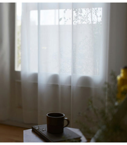 洗える 幅100cm レース カーテン 国産 北欧 かわいい おしゃれ リビング 新生活 一人暮らし 目隠し日本製 窓 インテリア シンプル ウォッシャブル ブロンシェ BLANCHE デザインライフ DESIGN LIFE(代引不可)