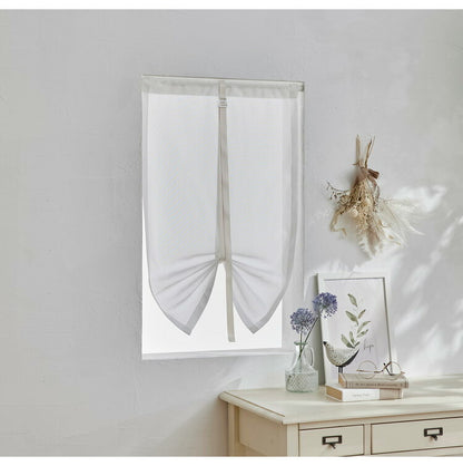 洗える 幅100cm レース カーテン 国産 北欧 かわいい おしゃれ リビング 新生活 一人暮らし 目隠し日本製 窓 インテリア シンプル ウォッシャブル ブロンシェ BLANCHE デザインライフ DESIGN LIFE(代引不可)