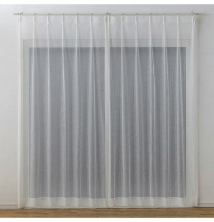 日本製 形状記憶加工 幅100cm カーテン 洗える レース 北欧 かわいい 新生活 一人暮らし 目隠し おしゃれ リビング インテリア リビング シンプル セドレ CEDRE ウォッシャブル デザインライフ(代引不可)