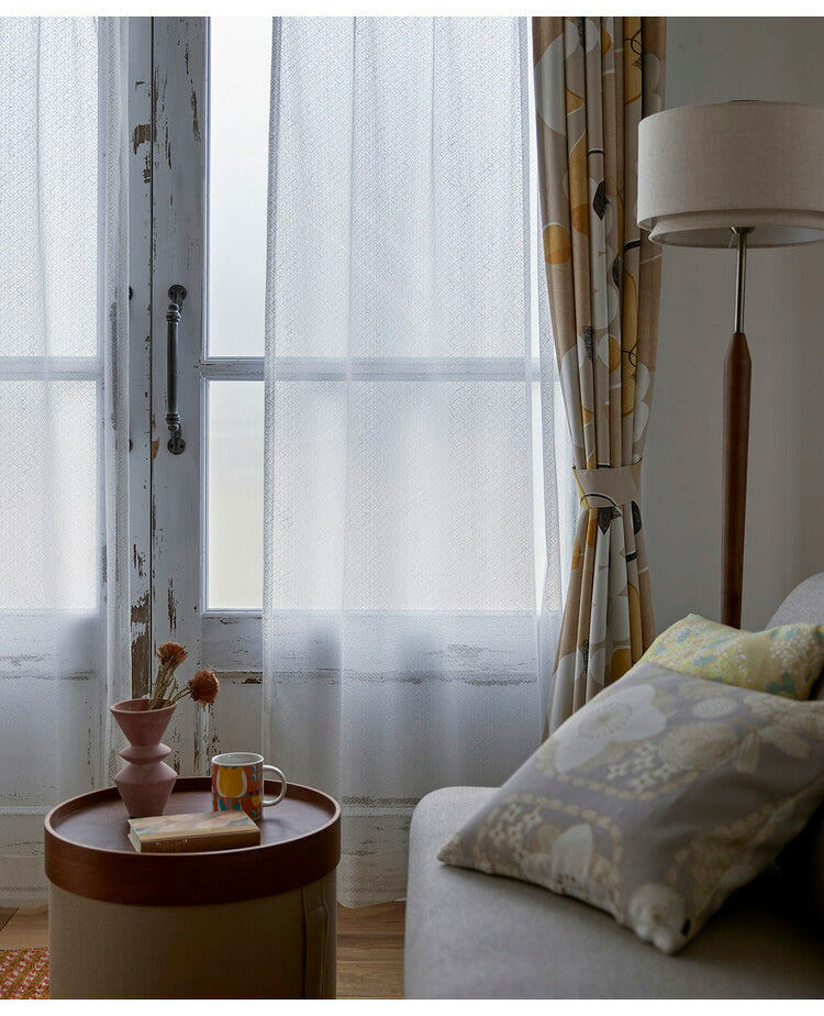 日本製 形状記憶加工 幅100cm カーテン 洗える レース 北欧 かわいい 新生活 一人暮らし 目隠し おしゃれ リビング インテリア リビング シンプル セドレ CEDRE ウォッシャブル デザインライフ(代引不可)