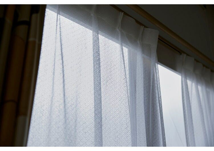 日本製 形状記憶加工 幅100cm カーテン 洗える レース 北欧 かわいい 新生活 一人暮らし 目隠し おしゃれ リビング インテリア リビング シンプル セドレ CEDRE ウォッシャブル デザインライフ(代引不可)