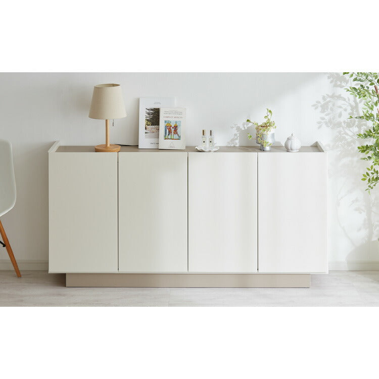 チェスト 幅80cm キャビネット 日本製 国産家具 大川家具 完成品 脚付 ホワイト グレージュ 収納 扉付き 3段 大容量 おしゃれ リビングボード 収納棚 棚 寝室 ダイニング リビング モダン インテリア(代引不可)