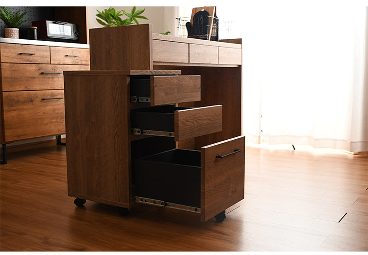 収納ワゴン 幅40cm キャスター付き 引き出し付き 収納 フルスライドレール付き完成品 すき間収納 ラック リビング収納 玄関収納 キッチン収納(代引不可)