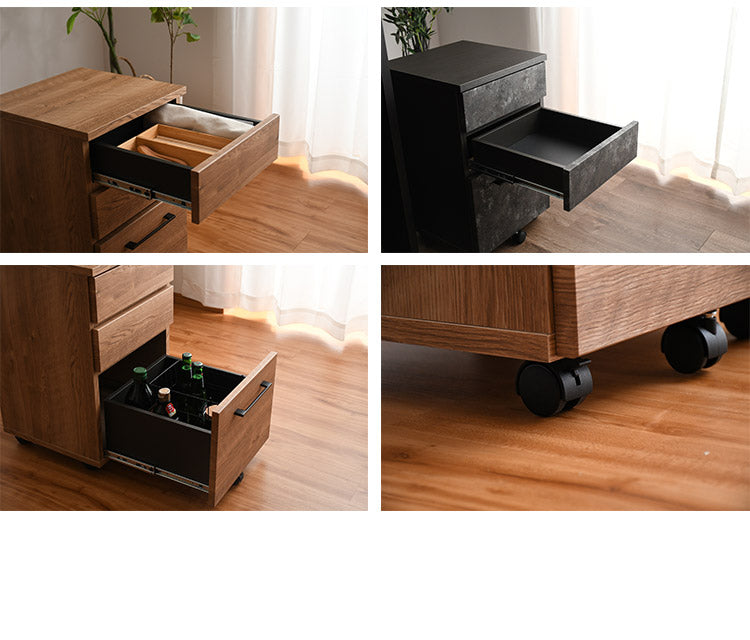 収納ワゴン 幅40cm キャスター付き 引き出し付き 収納 フルスライドレール付き完成品 すき間収納 ラック リビング収納 玄関収納 キッチン収納(代引不可)