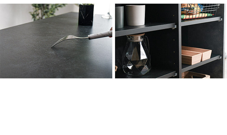 バーカウンター 幅120cm シンプル モダン オープンタイプ収納 高さ調節可能 棚板可動式 日本製 完成品 バー bar キッチン収納(代引不可)