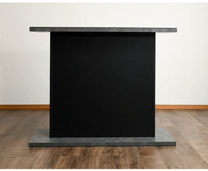 バーカウンター 幅120cm シンプル モダン オープンタイプ収納 高さ調節可能 棚板可動式 日本製 完成品 バー bar キッチン収納(代引不可)