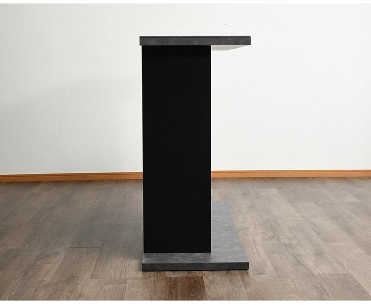 バーカウンター 幅120cm シンプル モダン オープンタイプ収納 高さ調節可能 棚板可動式 日本製 完成品 バー bar キッチン収納(代引不可)