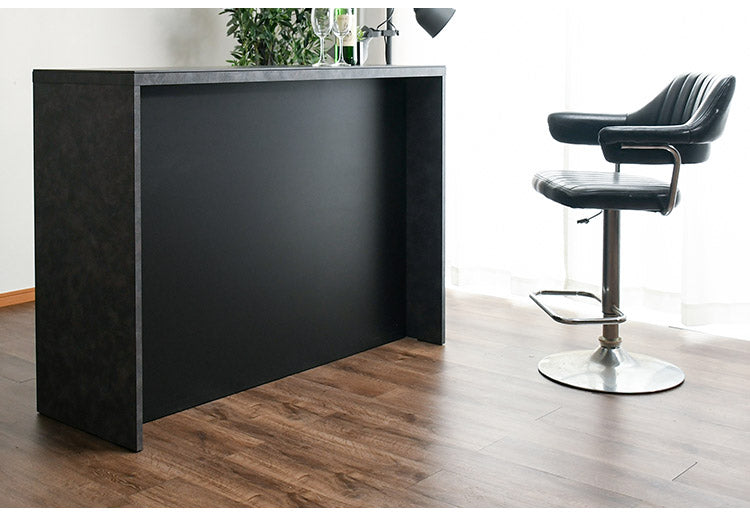 バーカウンター 幅150cm シンプル モダン オープンタイプ収納 高さ調節可能 棚板可動式 日本製 完成品 バー bar キッチン収納(代引不可)