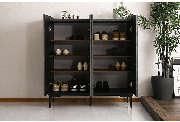 シューズボックス 幅100cm 玄関収納 シューズ収納 石目調 高級感 サイドテーブル リビング 完成品 日本製 キッチン収納 バー bar barカウンター(代引不可)