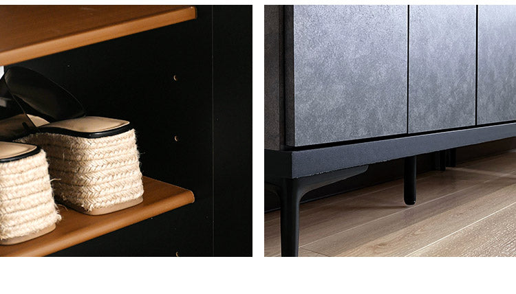 シューズボックス 幅100cm 玄関収納 シューズ収納 石目調 高級感 サイドテーブル リビング 完成品 日本製 キッチン収納 バー bar barカウンター(代引不可)