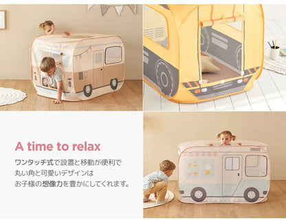 roomnhome 四角のバスタイプ子供用テント 3タイプ! 設置簡単 片付け簡単 専用キャリーバッグ付き 丈夫 ガラス繊維 フレーム 子供 折り畳みテント おしゃれ 子ども 遊び ROOM&HOME (代引不可)