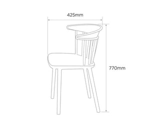 roomnhome ダイニングチェア AP CHAIR 椅子 背もたれ オフィスチェア モダン リビングチェア おしゃれ リモートワーク ワンルーム くすみカラー ベージュ グレー(代引不可)