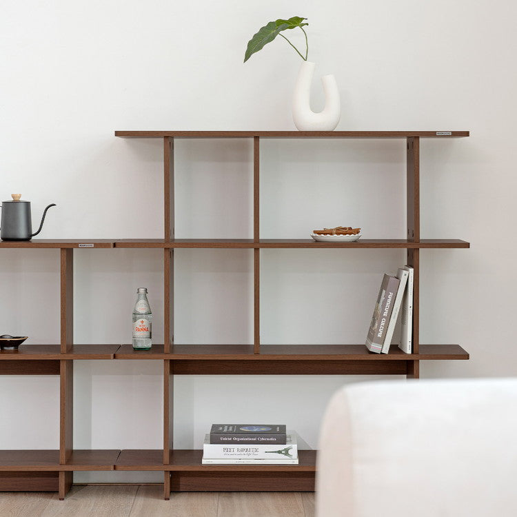 roomnhome バルトスクエアラック 幅80cm 3段オープンラック木製 見せる