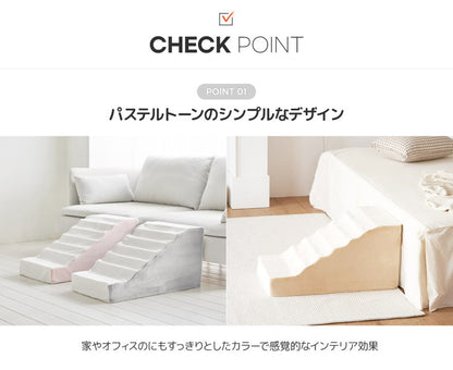 roomnhome ベーシックペットスロープ ステップ 犬用運動玩具 ペットステップ 犬 階段 ペット用 ステップ 犬階段 犬用階段 犬用 ステップ ドックステップ 犬ステップ ペット階段(代引不可)