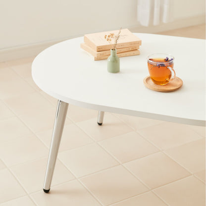 【roomnhome×リコメン堂】ローテーブル 120cm クローム脚 おしゃれ 韓国インテリア 高さ42cm 耐荷重約20kg センターテーブル【限定商品】かわいい シンプル インテリア モダン 北欧 一人暮らし(代引不可)