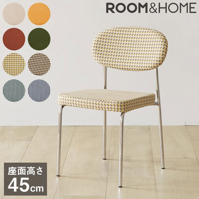 roomnhome ダイニングチェア おしゃれ ダブリンチェア 千鳥柄 【リコメン堂限定】背もたれ ミッドセンチュリー 高級インテリア 韓国 インテリア チェア 北欧