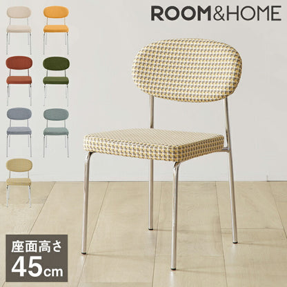 roomnhome ダイニングチェア おしゃれ ダブリンチェア 千鳥柄 【リコメン堂限定】背もたれ ミッドセンチュリー 高級インテリア 韓国 インテリア チェア 北欧(代引不可)