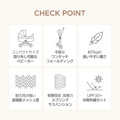 roomnhome EASY DX 分離型 3way 分離式 対面式 フルオープン 4輪 犬用 ペットキャリー トラベル 多頭 犬カート 小型犬 中型犬 ペット用カート コンパクト お出かけ 韓国インテリア