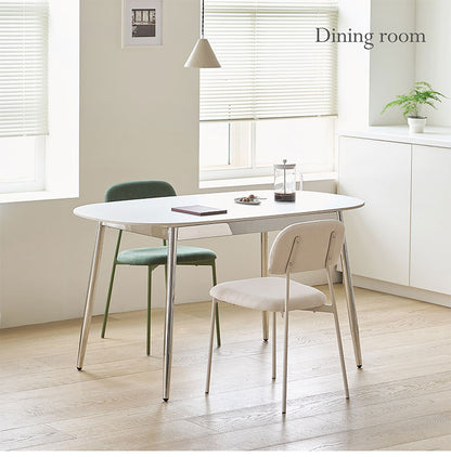 【5%OFF】roomnhome デンバーファブリックチェア 椅子 背もたれ モダン リビングチェア ダイニングチェア 食卓椅子 インテリアコーディネート おしゃれ 北欧 シンプル ワンルーム スチールフレーム(代引不可)