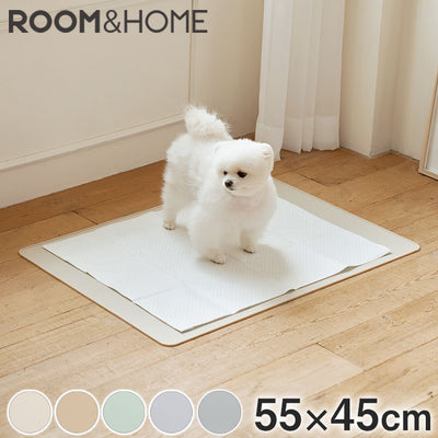 エッジシリコンマット 55cm×45cm 【リコメン堂限定オリジナルカラー  3色】薄型 防臭、防水機能付き トイレトレー ペットトイレ 薄型 ペット シート シーツ ペットシート 【roomnhome×リコメン堂】