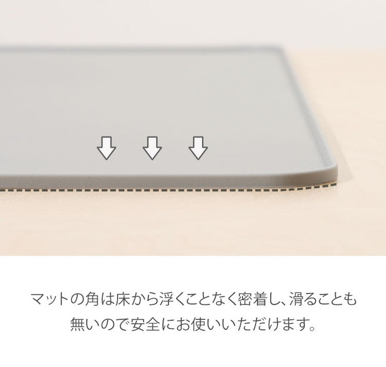 エッジシリコンマット 55cm×45cm 【リコメン堂限定オリジナルカラー  3色】薄型 防臭、防水機能付き トイレトレー ペットトイレ 薄型 ペット シート シーツ ペットシート 【roomnhome×リコメン堂】