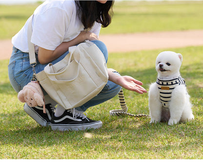 roomnhome マナーポーチ 何とも言えない表情のうんち袋入れ ストラップ付き 排便物袋入れ 出せるホール付き 韓国インテリア お散歩バッグ バギーバッグ 手首ストラップ 犬 ペット 軽量バッグ 軽い(代引不可)【メール便】