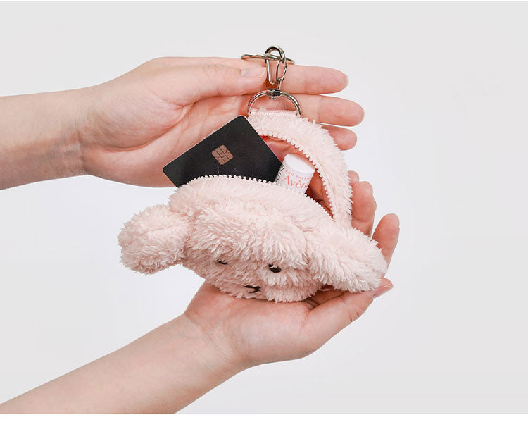 roomnhome マナーポーチ 何とも言えない表情のうんち袋入れ ストラップ付き 排便物袋入れ 出せるホール付き 韓国インテリア お散歩バッグ バギーバッグ 手首ストラップ 犬 ペット 軽量バッグ 軽い(代引不可)【メール便】