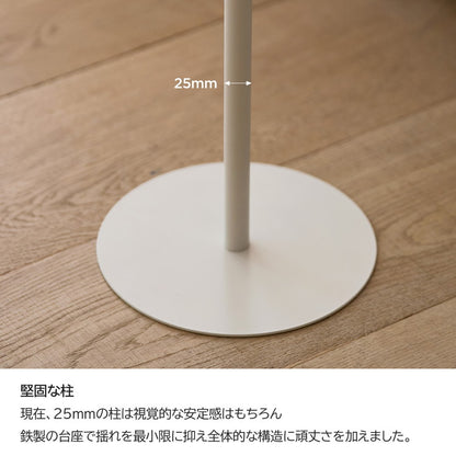rooomnhome ガラス サイドテーブル 幅40cm 丸形 アンドラウンドガラステーブル ダイニング ガラステーブル 韓国インテリア コンパクト 小さめ ミニテーブル ナイトテーブル ソファー【送料無料】