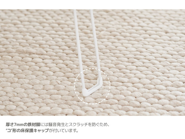 Roomnhome ローテーブル 半円 丸 楕円 おしゃれ 北欧 白 幅79cm 木製 天然木 丸テーブル ダイニング テーブル 2人 食卓 テーブル 半円テーブル(代引不可)