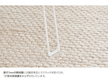 Roomnhome ローテーブル 半円 丸 楕円 おしゃれ 北欧 白 幅79cm 木製 天然木 丸テーブル ダイニング テーブル 2人 食卓 テーブル 半円テーブル(代引不可)